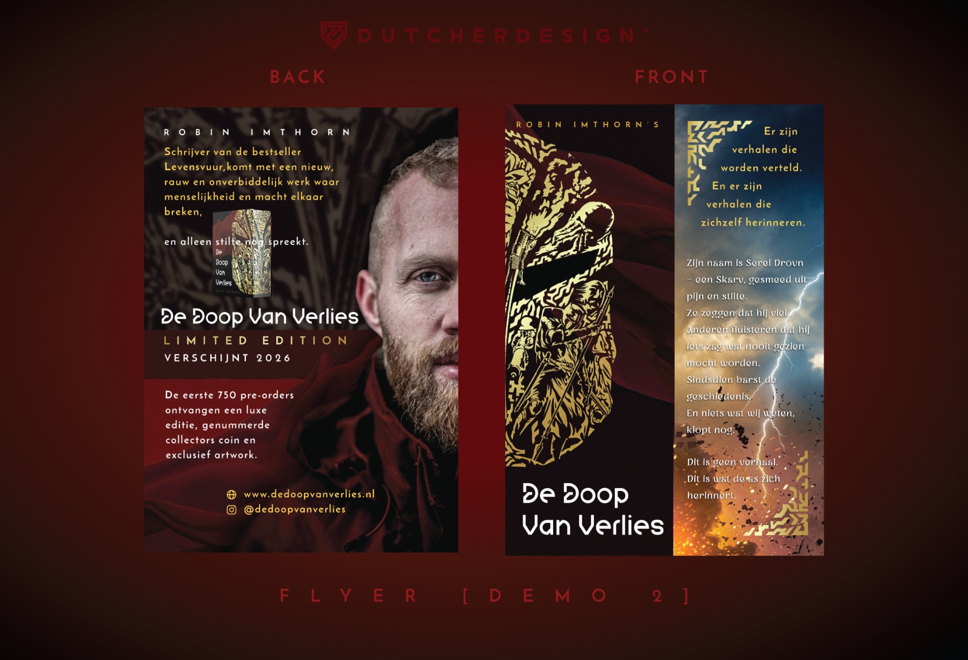 De Doop van Verlies Flyer